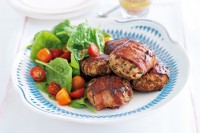 Bacon and herb chicken rissoles
