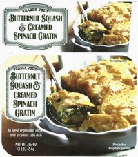 Huxtable’s Kitchen Recalls Trader Joe’s Butternut Squash & Creamed Spinach Gratin