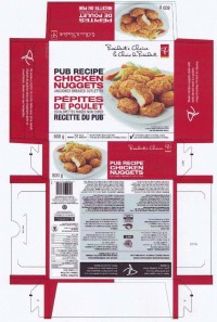 Chicken Nuggets Recalled in Canada for Salmonella