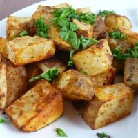 Simple and delicious recipe for roast potatoes