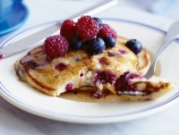 Mixed berry pancakes