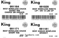 King Meat Recalls Beef for Removing Marks of Inspection