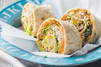 Tuna & salad pinwheels
