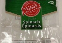 Multiple Spinach Brands Recalled in Canada for Salmonella Contamination
