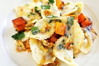 Agnolotti with roasted pumpkin