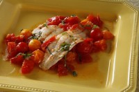 Versatile tomato sauce on fish or pasta