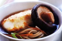 Agedashi with buckwheat noodles