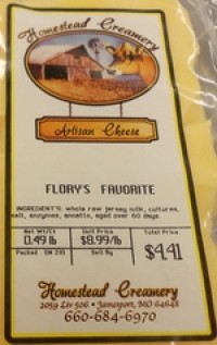 Homestead Creamery recalled Flory's Favorite cheese