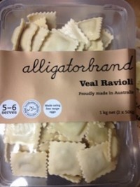 Australasian Fresh has recalled Alligator Brand Veal Ravioli from Costco stores