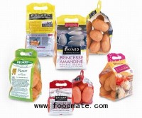 New vertically filled fruit and vegetable packing with a handle