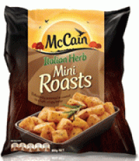 New logo and product packaging for McCain Foods in Australia