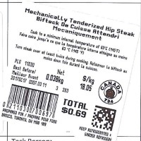 Mechanically Tenderized Steak Recalled for E. coli O157:H7
