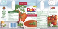Dole Packaged Foods Recalls Roasted Garlic Tomato Basil Soup in Texas
