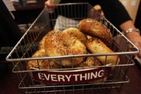 Authentic fresh from oven bagels daily at SidNY's