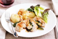 Cheese and sage stuffed chicken