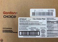 Gordon Choice All Natural Chicken Recalled For Undeclared Soy