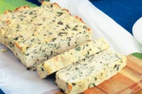 Chicken and pine nut meatloaf