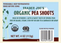 Trader Joe’s recalls Trader Joe’s Organic Pea Shoots