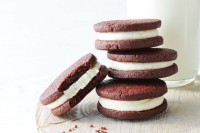 Chocolate and cream biscuits