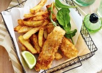 Chilli, lime and cashew fish fingers