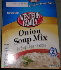 Western Family Onion Soup Mix Recalled for Undeclared Egg Allergen