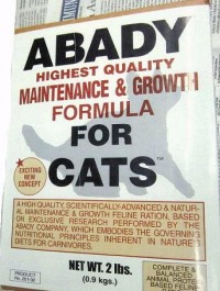 Abady Cat Food Recalled for Possible Salmonella Contamination