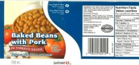 Safeway brand baked bean products recalled due to undeclared mustard