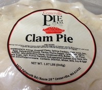 Centerville Pie Company is voluntarily recalling all clam pies