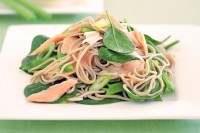 Salmon and soba noodle salad