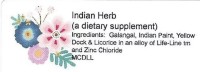 Indian Herb Dietary Supplement Recalled For Possible Danger