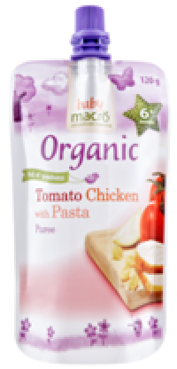 Woolworths Ltd Recalls Baby Macro Organic Tomato Chicken with Pasta Puree