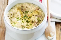 Chicken and mushroom risotto