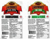 Allergy Alert - Undeclared mustard in Tony's Meats brand Liverwurst & Pate