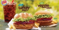 Burger King denuts Spring Turkey Burger and Veggie Burger