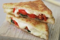 Melted cheese sandwich