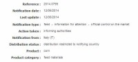 dioxins (2.92; 3.19 pg WHO TEQ/g) in corn from Ukraine