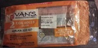 Van Oriental Foods Inc. Recalls Pork Egg Rolls Due to Possible Foreign Matter Contamination