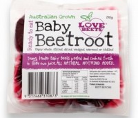 Australian grown baby beetroot in a new, convenient format