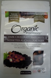 Organic Traditions Brand Dark Chocolate Hazelnuts and Almonds Recalled Due to Undeclared Milk