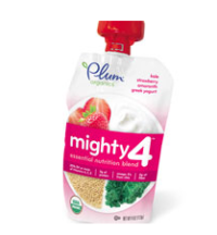New Plum Organics baby food features kale, quinoa
