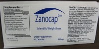 Stone Independent Research, Inc. recalls Zanocap Scientific Weight Loss capsules