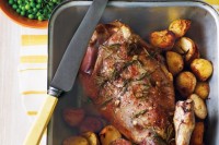 Rosemary and garlic roast lamb