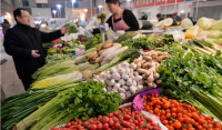 China's inflation moderates in Feb.