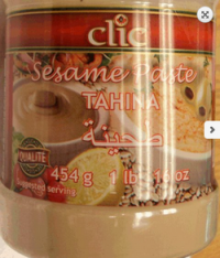 Certain Clic, Al Nakhil and Al Koura brand Tahina products may contain Salmonella bacteria