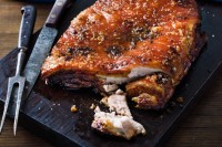 Slow-roasted pork belly